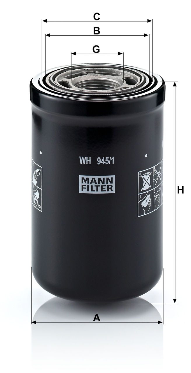 Product Image WH945/1_MANN-FILTER