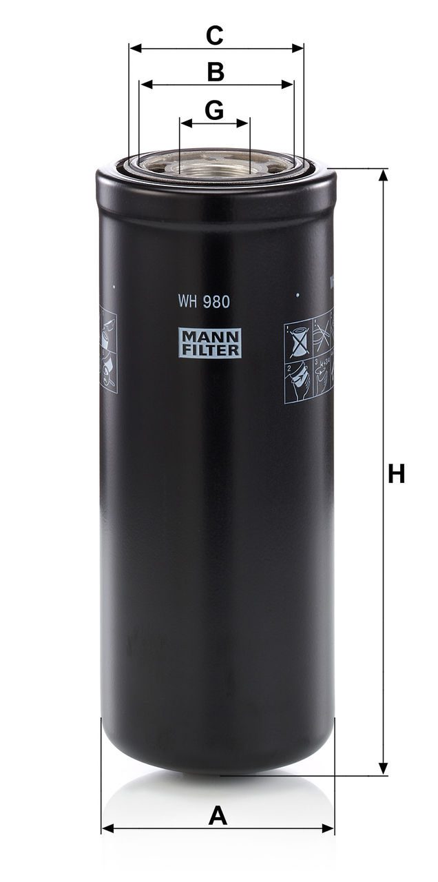 Product Image WH980_MANN-FILTER