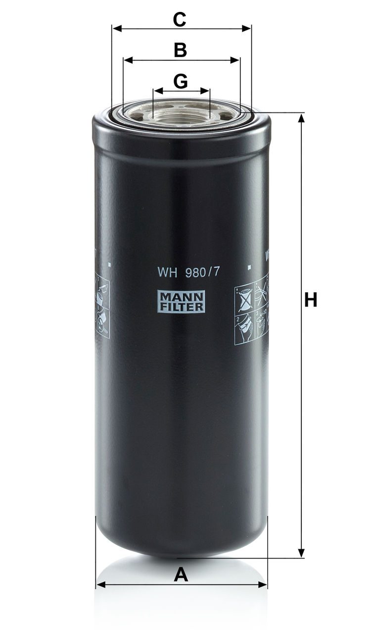 Product Image WH980/7_MANN-FILTER