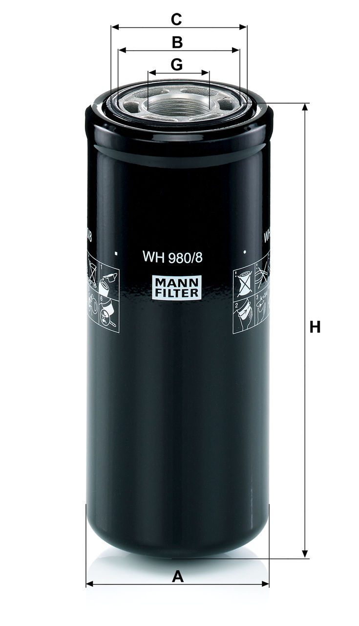 Product Image WH980/8_MANN-FILTER