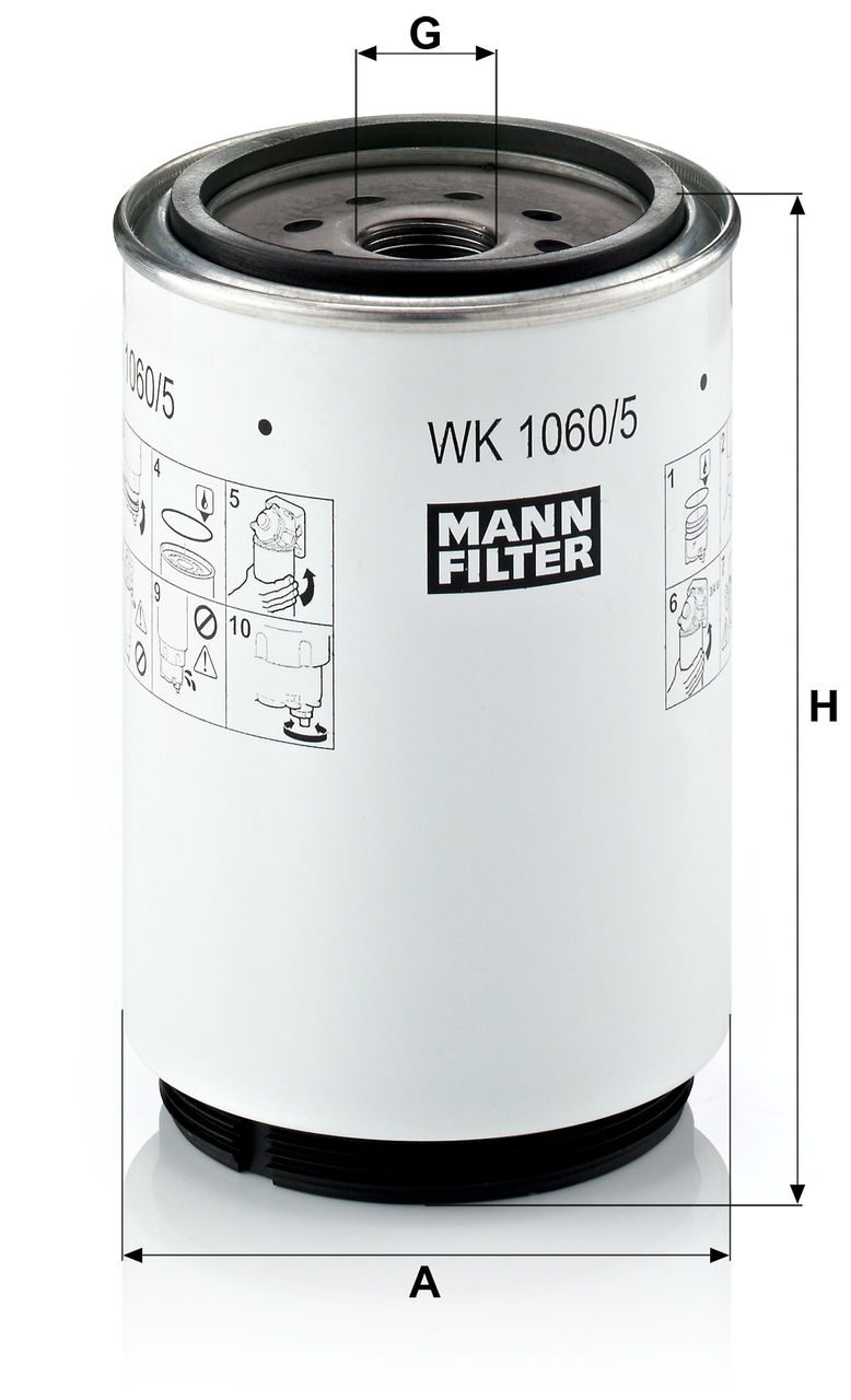 Product Image WK1060/5X_MANN-FILTER