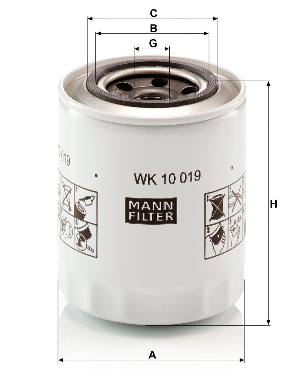 Product Image WK10019_MANN-FILTER