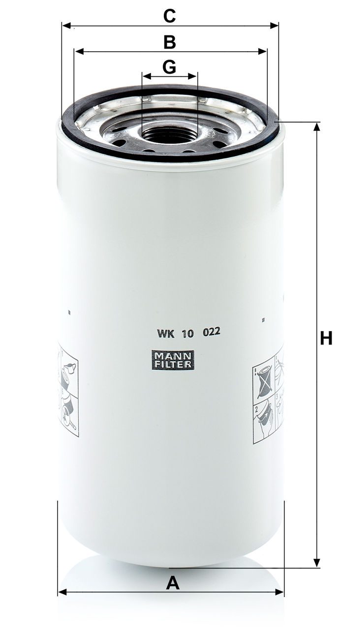 Product Image WK10022_MANN-FILTER