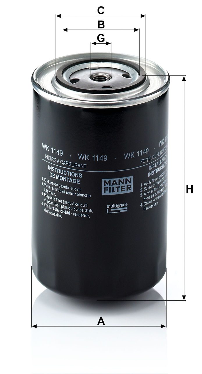 Product Image WK1149_MANN-FILTER