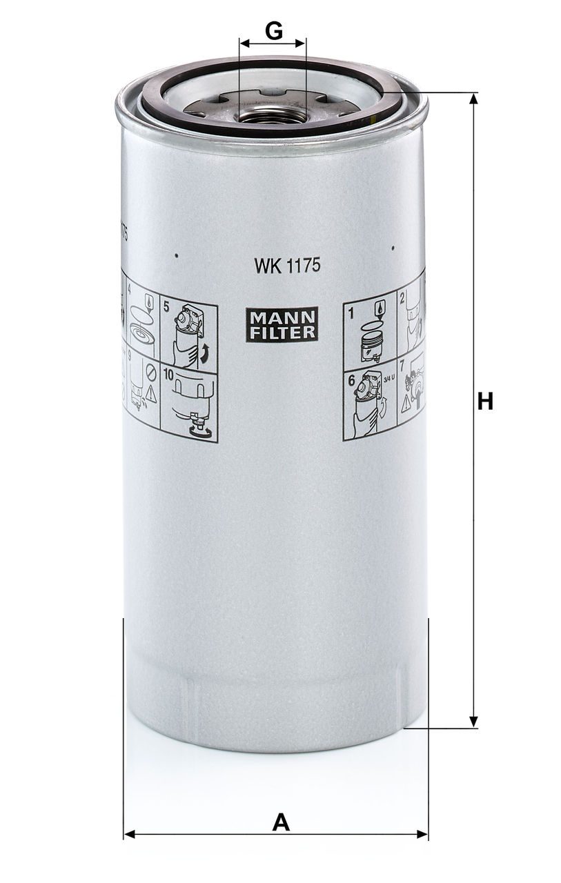 Product Image WK1175X_MANN-FILTER