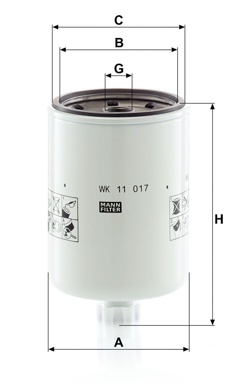 Product Image WK11017_MANN-FILTER
