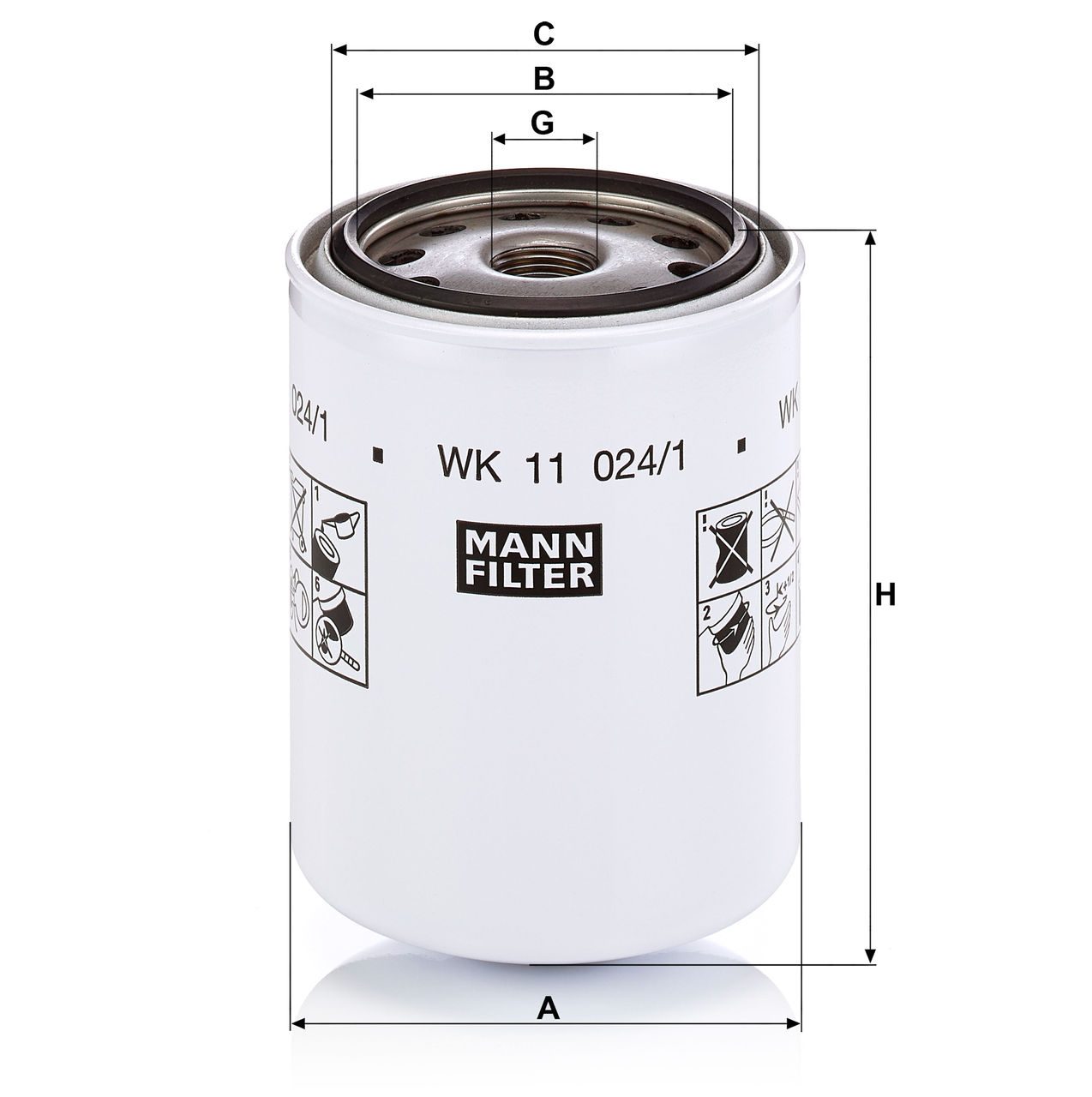 Product Image WK11024/1_MANN-FILTER