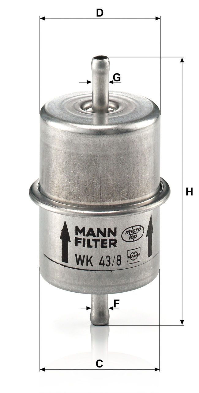 Product Image WK43/8_MANN-FILTER