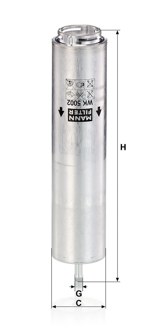 Product Image WK5002X_MANN-FILTER