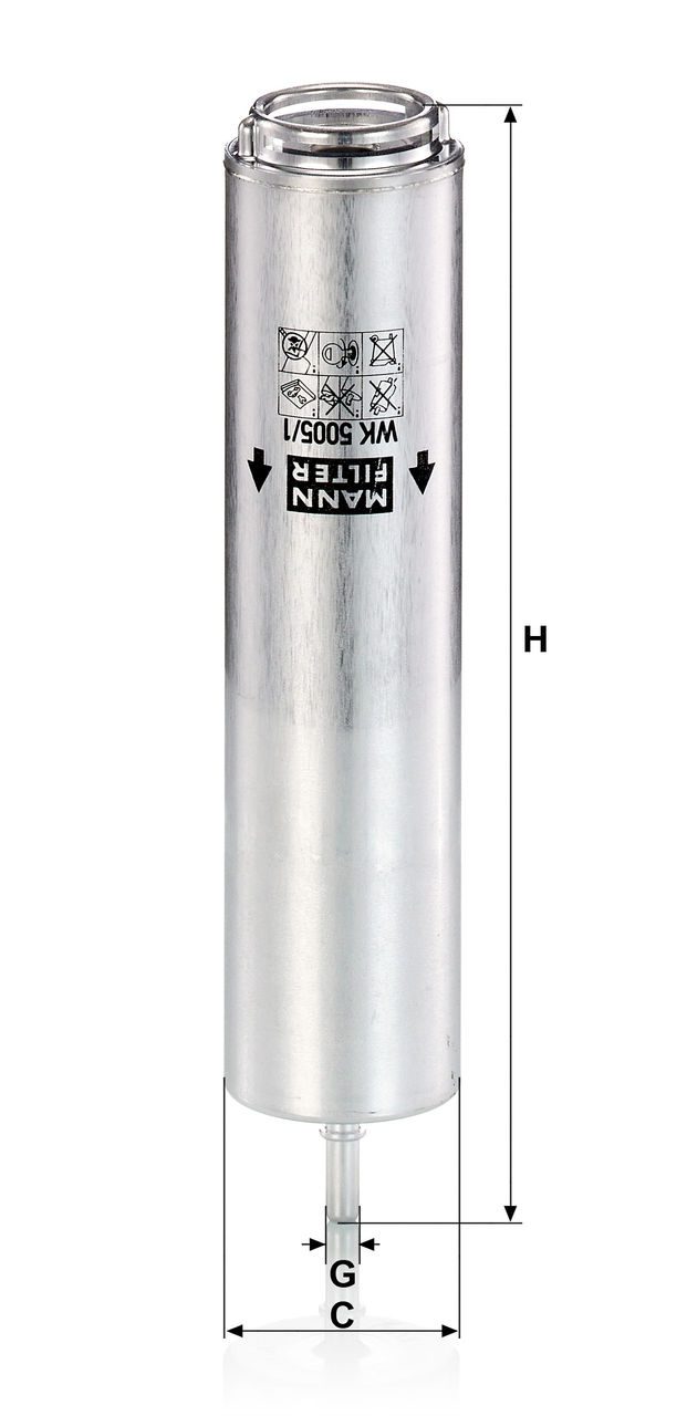 Product Image WK5005/1Z_MANN-FILTER