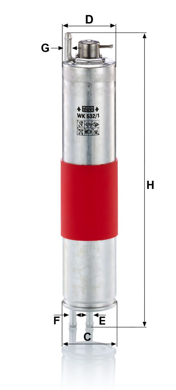 Product Image WK532/1_MANN-FILTER
