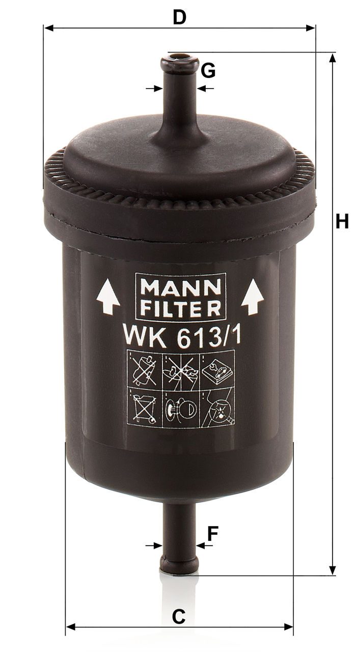 Product Image WK613/1_MANN-FILTER