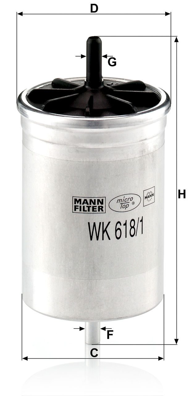 Product Image WK618/1_MANN-FILTER