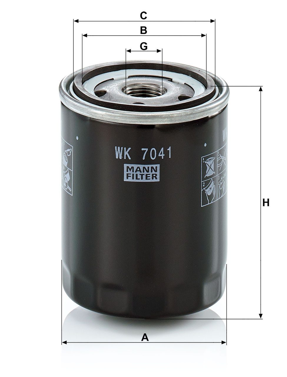 Product Image WK7041_MANN-FILTER