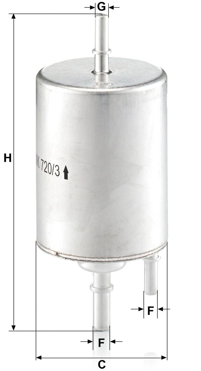Product Image WK720/3_MANN-FILTER