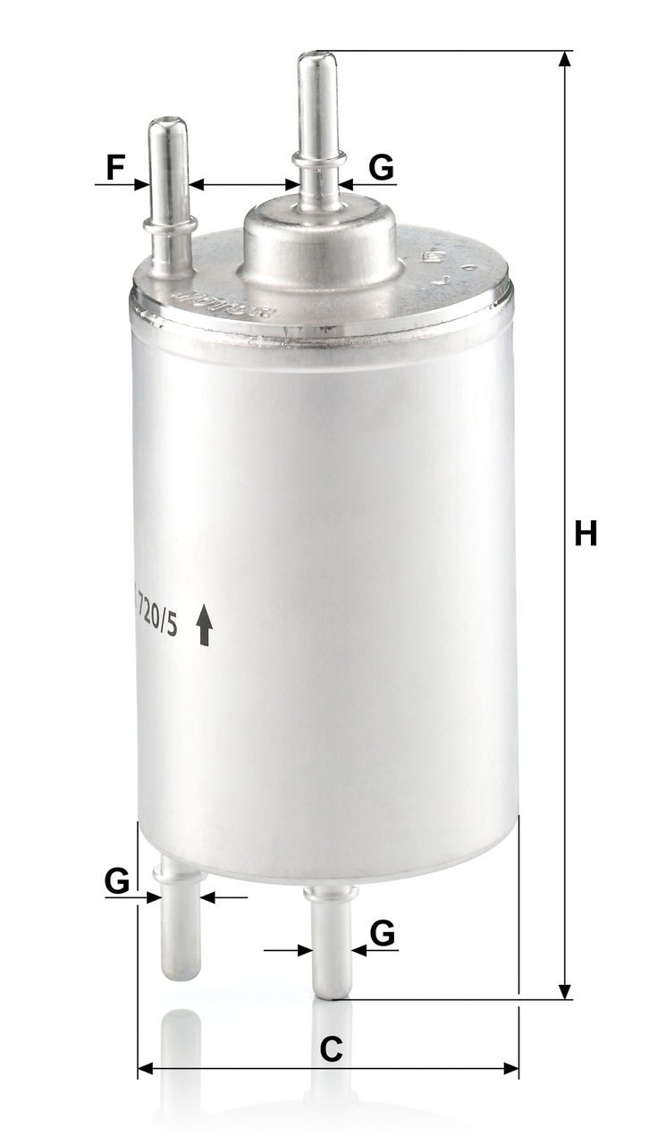 Product Image WK720/5_MANN-FILTER