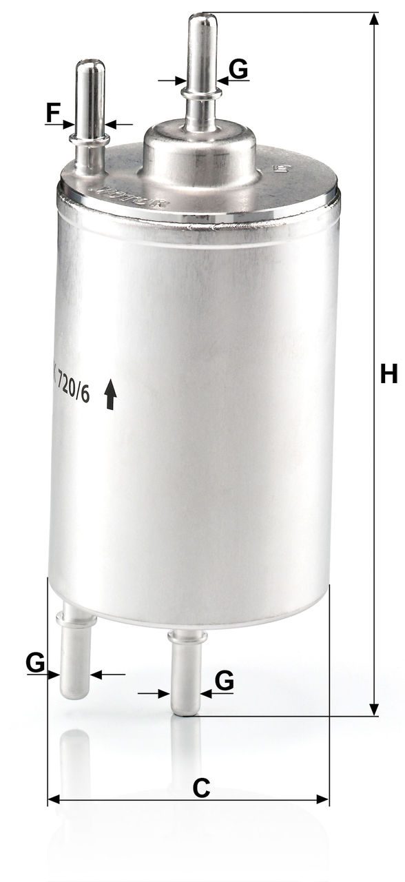 Product Image WK720/6_MANN-FILTER