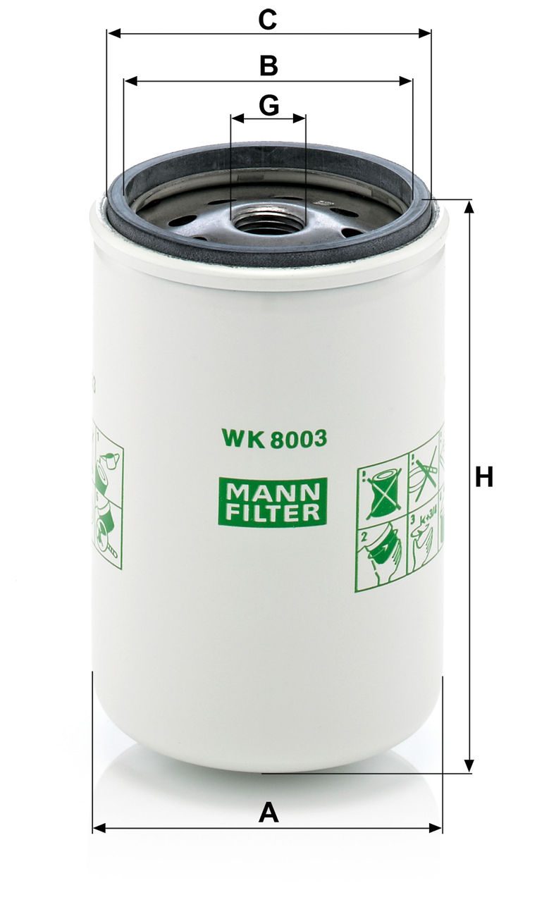 Product Image WK8003X_MANN-FILTER