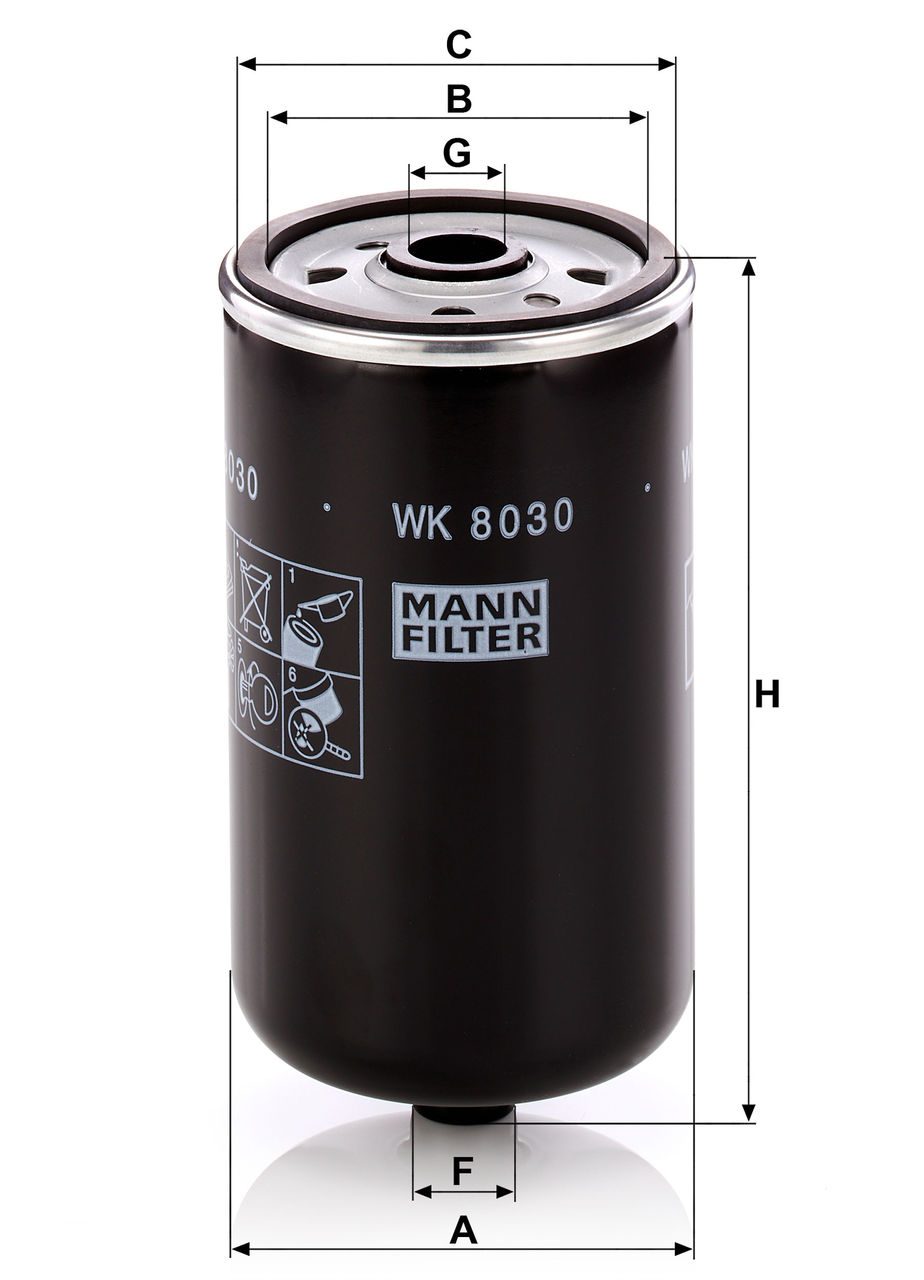 Product Image WK8030_MANN-FILTER