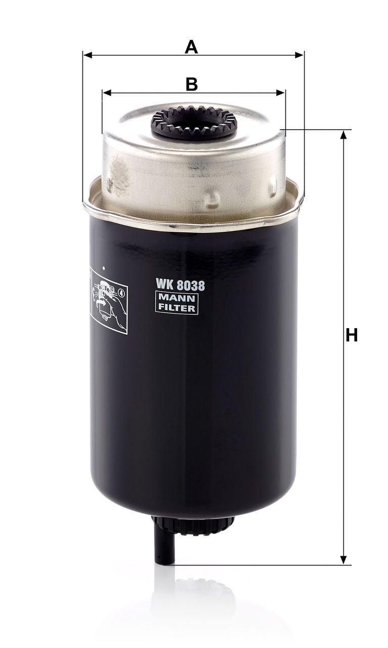 Product Image WK8038_MANN-FILTER