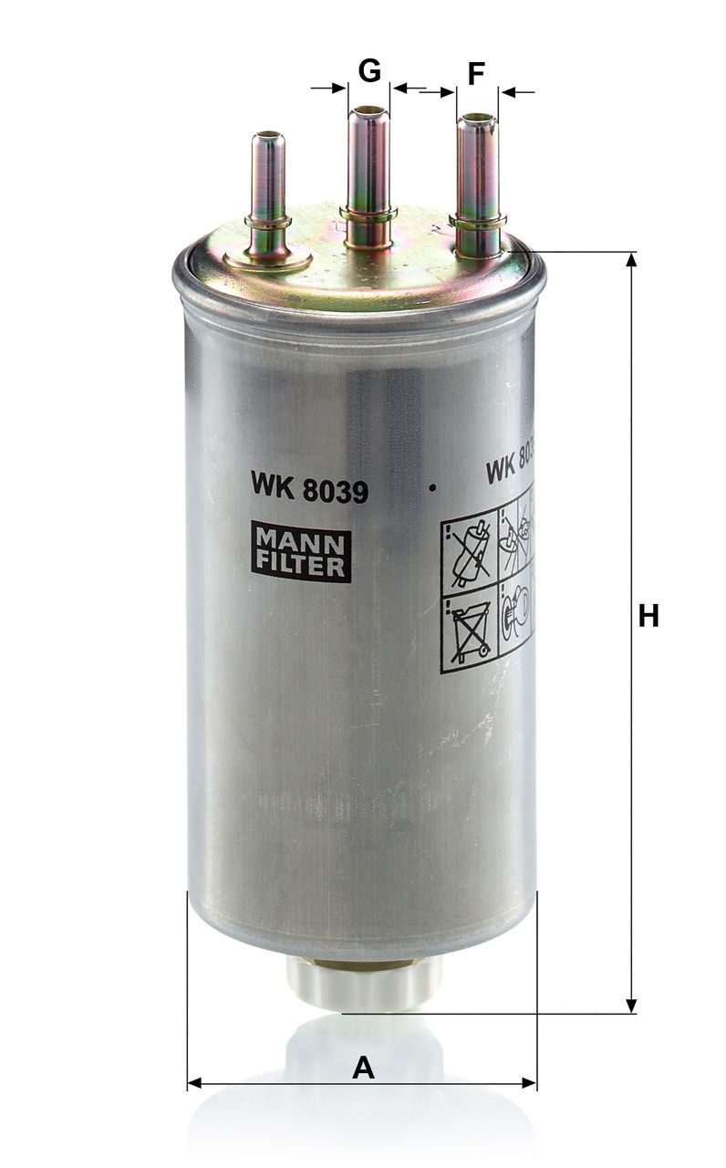 Product Image WK8039_MANN-FILTER
