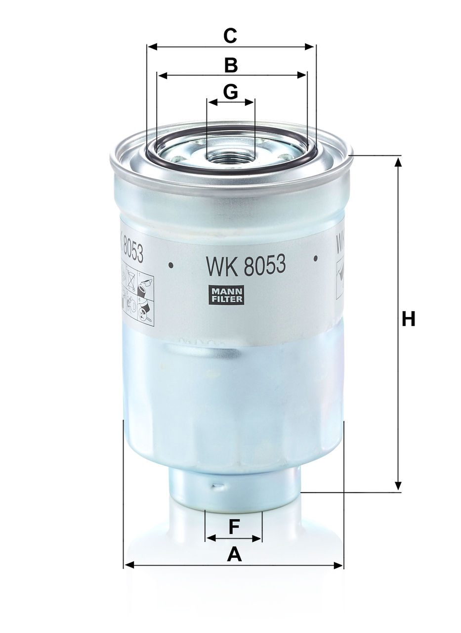 Product Image WK8053Z_MANN-FILTER
