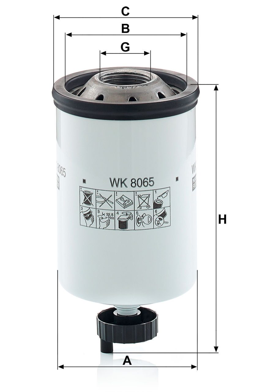Product Image WK8065_MANN-FILTER