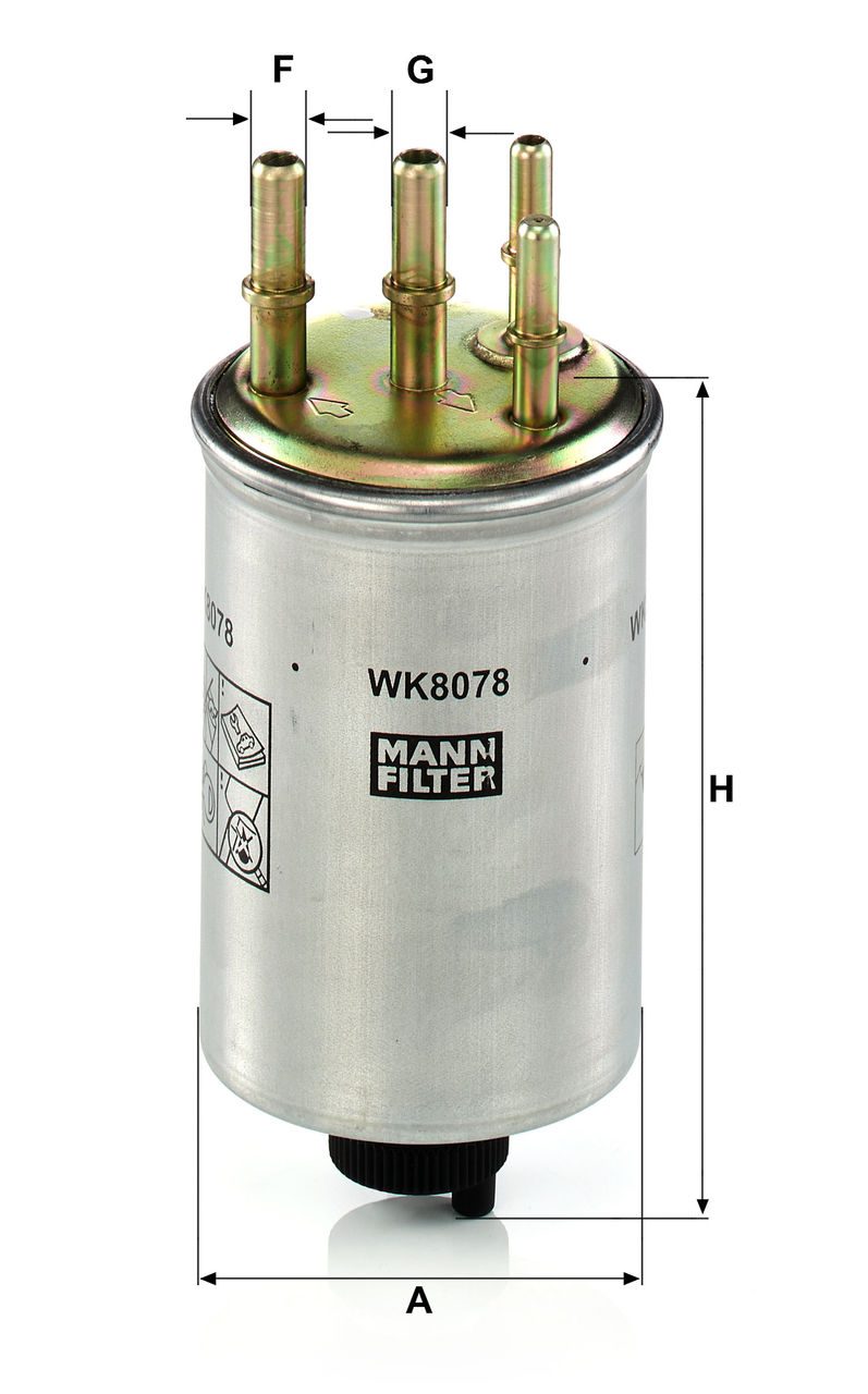Product Image WK8078_MANN-FILTER