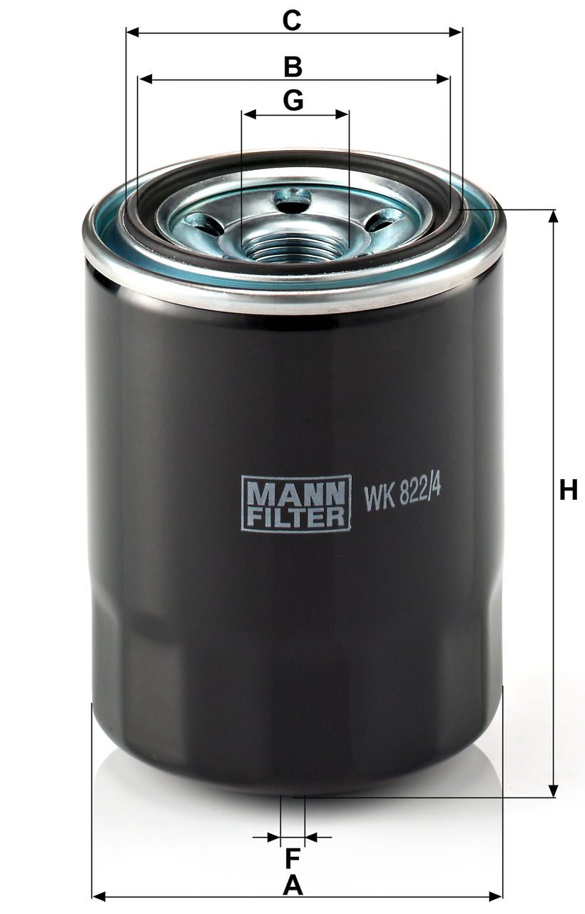 Product Image WK822/4_MANN-FILTER