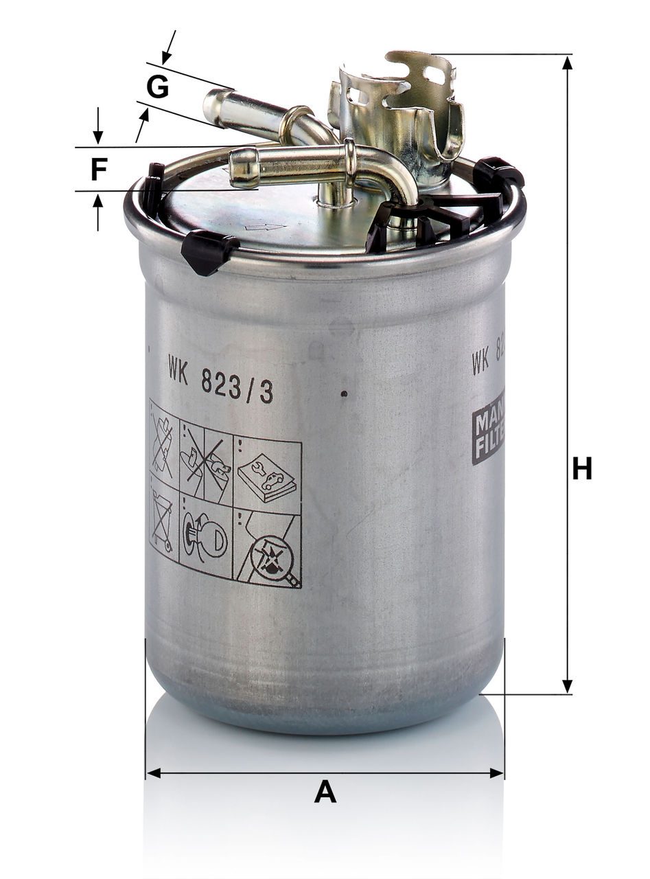 Product Image WK823/3X_MANN-FILTER
