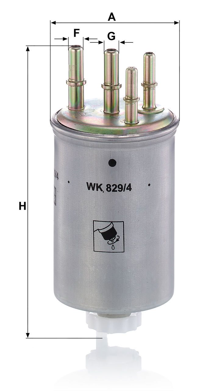 Product Image WK829/4_MANN-FILTER