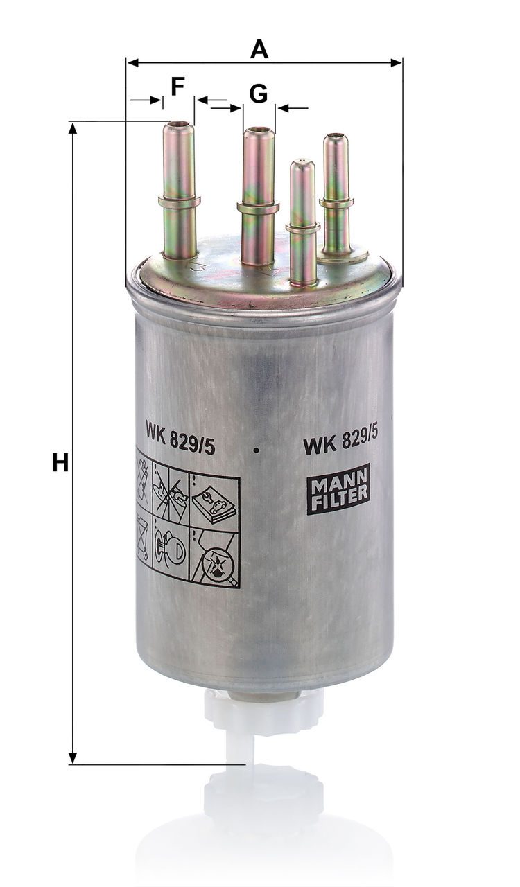 Product Image WK829/5_MANN-FILTER
