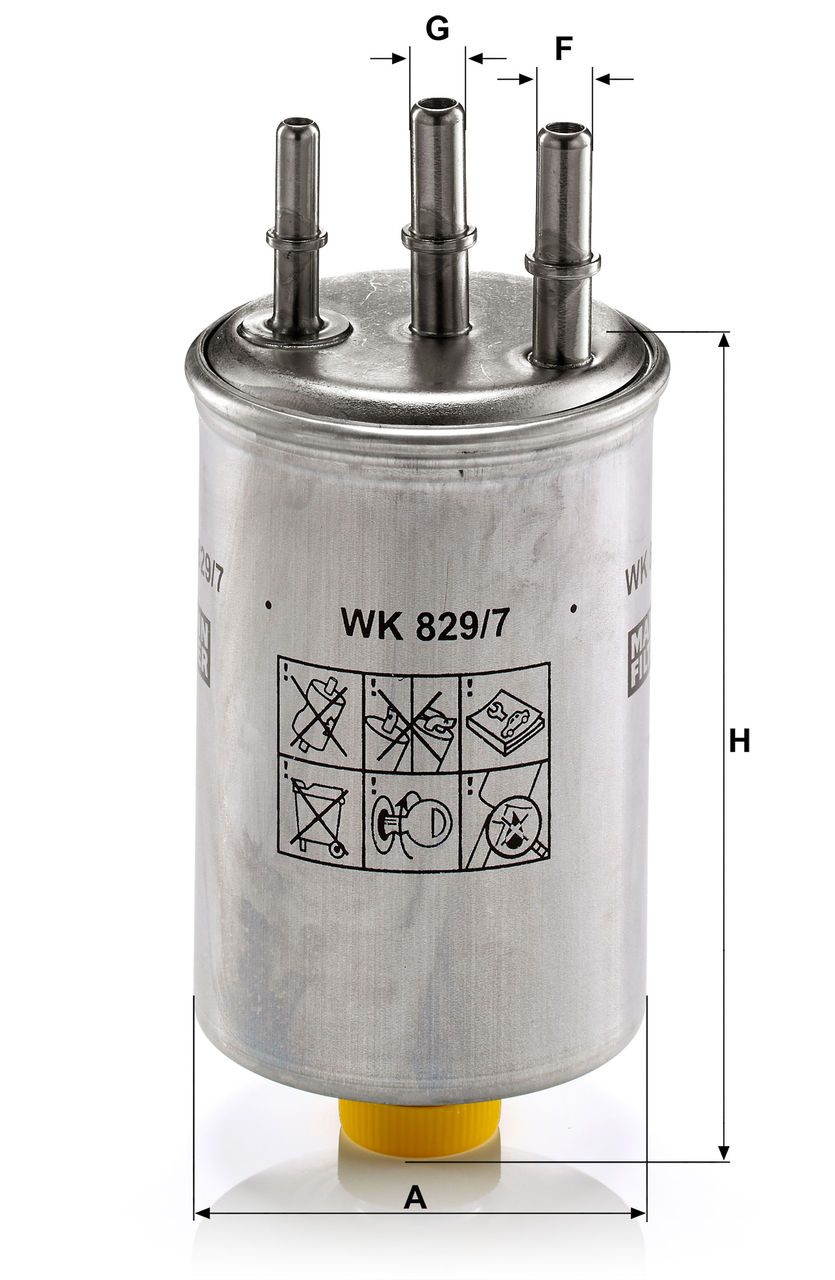Product Image WK829/7_MANN-FILTER