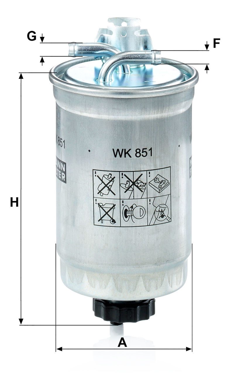 Product Image WK851_MANN-FILTER