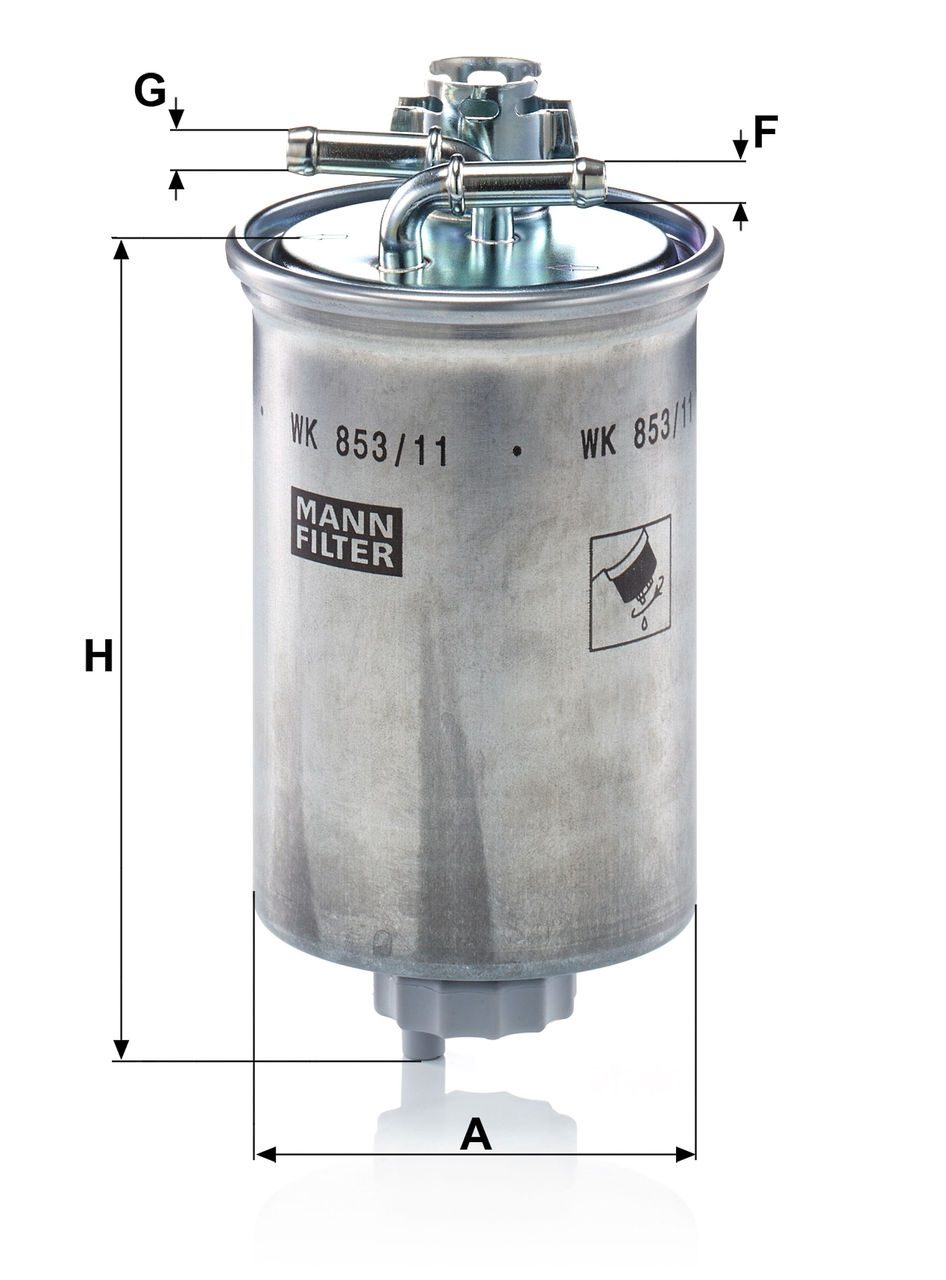 Product Image WK853/11_MANN-FILTER