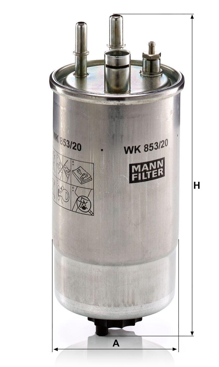 Product Image WK853/20_MANN-FILTER