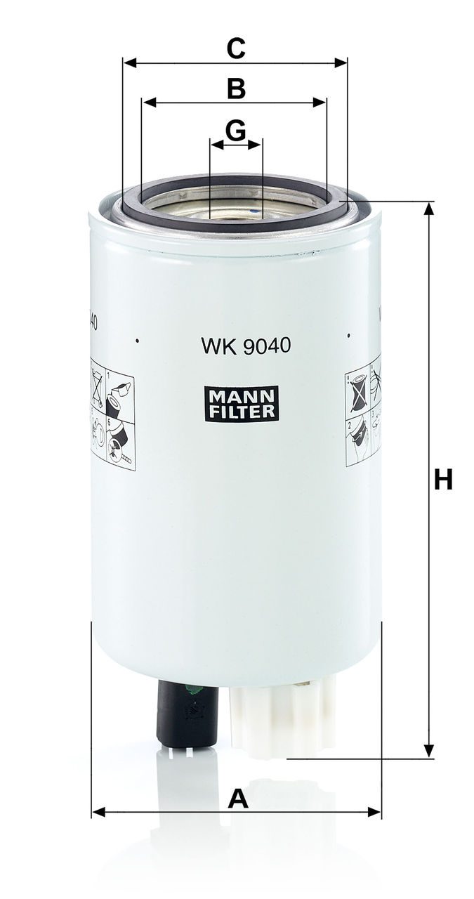 Product Image WK9040_MANN-FILTER