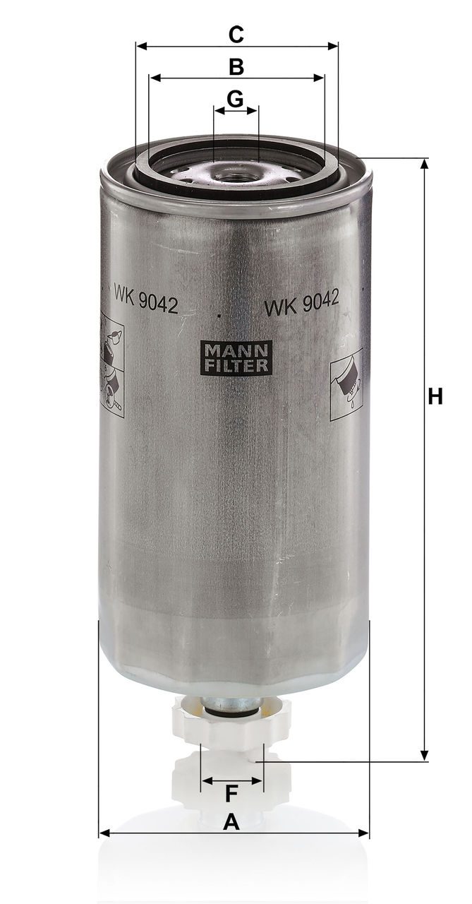 Product Image WK9042X_MANN-FILTER