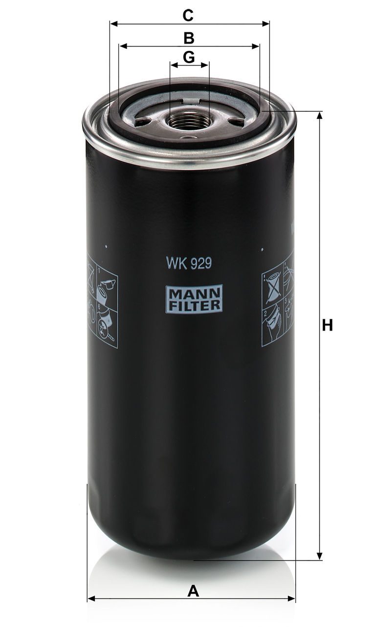 Product Image WK929X_MANN-FILTER