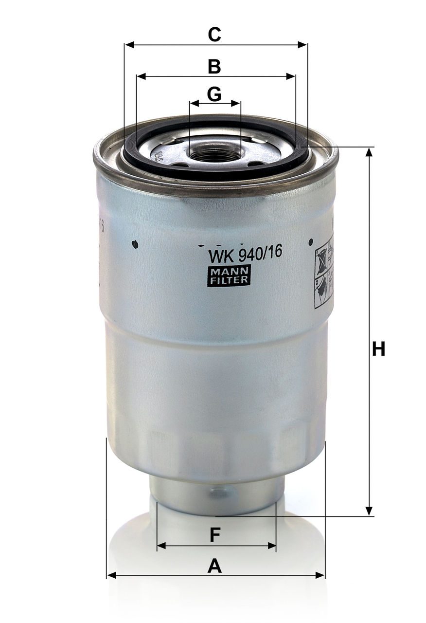 Product Image WK940/16X_MANN-FILTER
