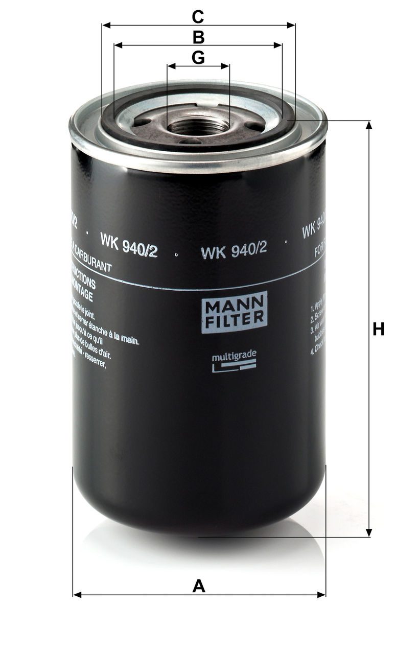 Product Image WK940/2_MANN-FILTER