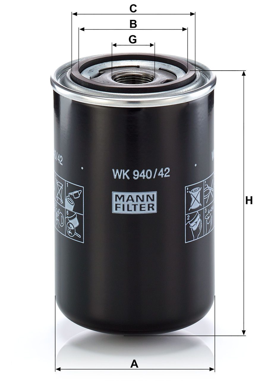 Product Image WK940/42_MANN-FILTER