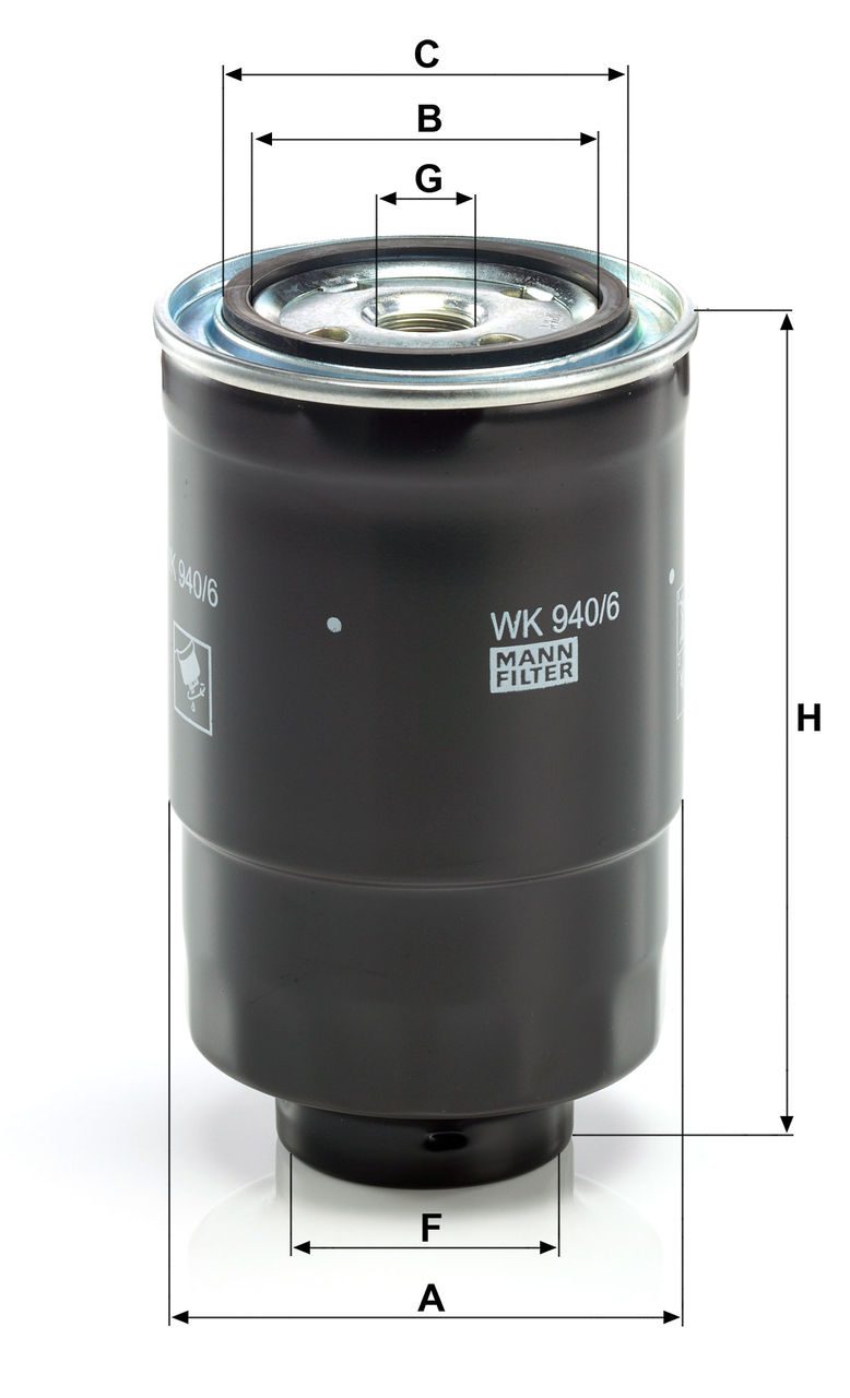 Product Image WK940/6X_MANN-FILTER