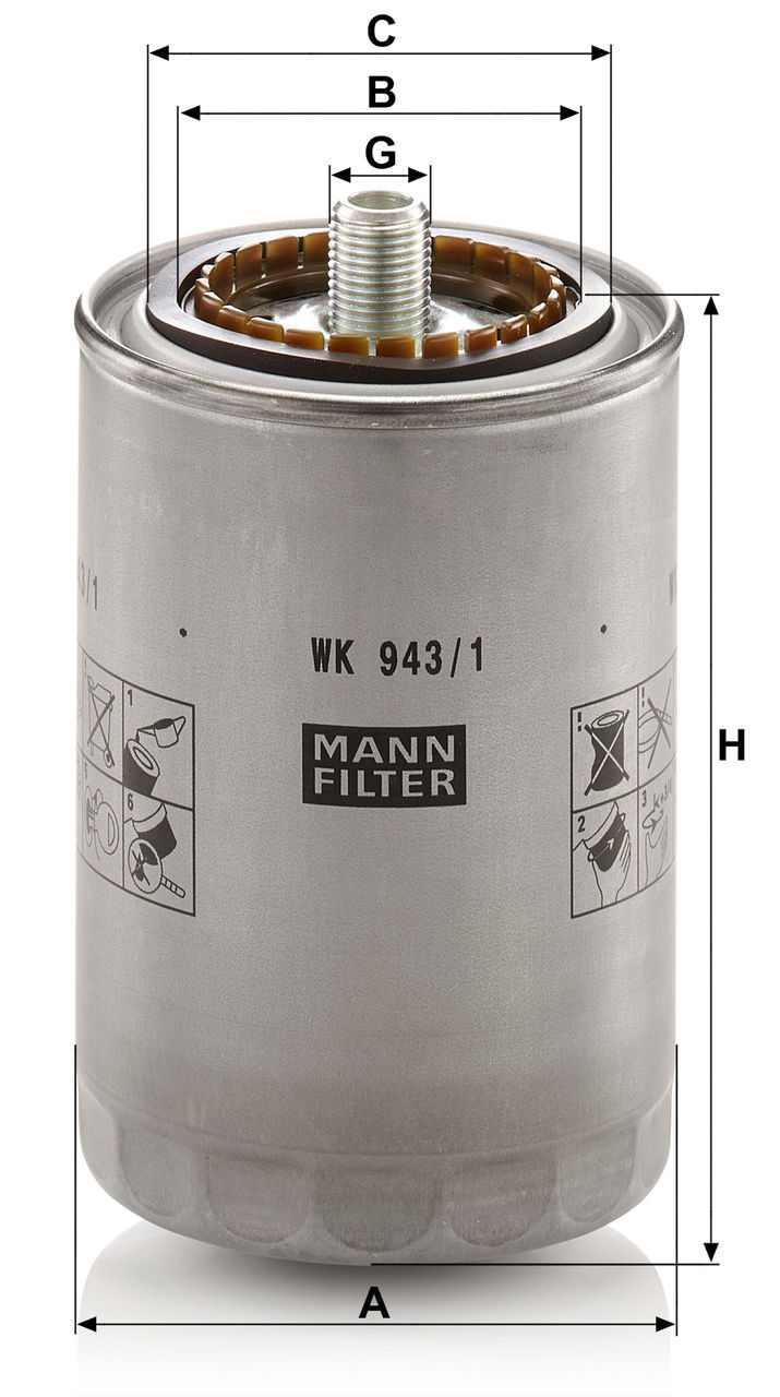 Product Image WK943/1_MANN-FILTER