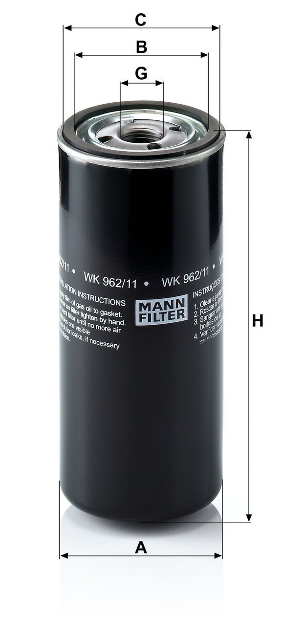 Product Image WK962/11_MANN-FILTER