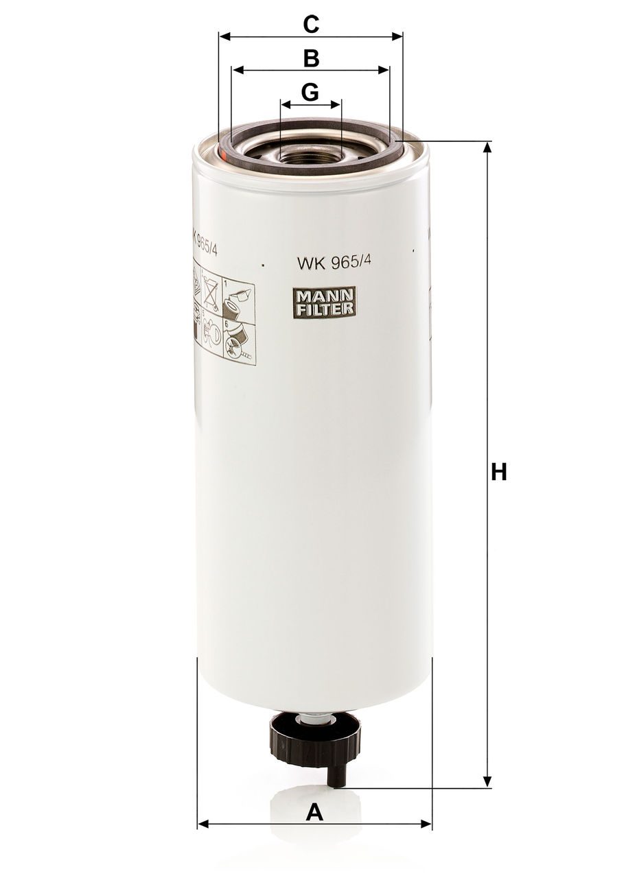 Product Image WK965/4X_MANN-FILTER