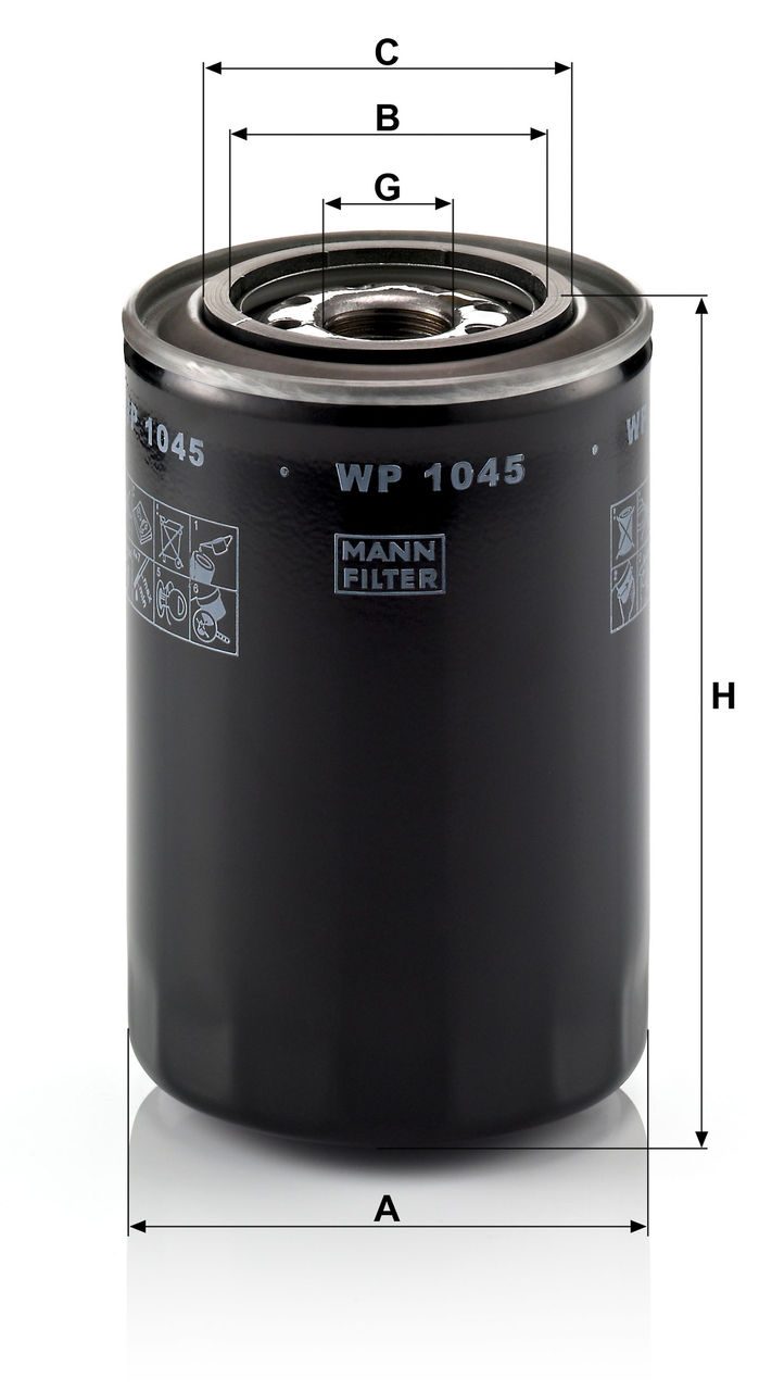 Product Image WP1045_MANN-FILTER