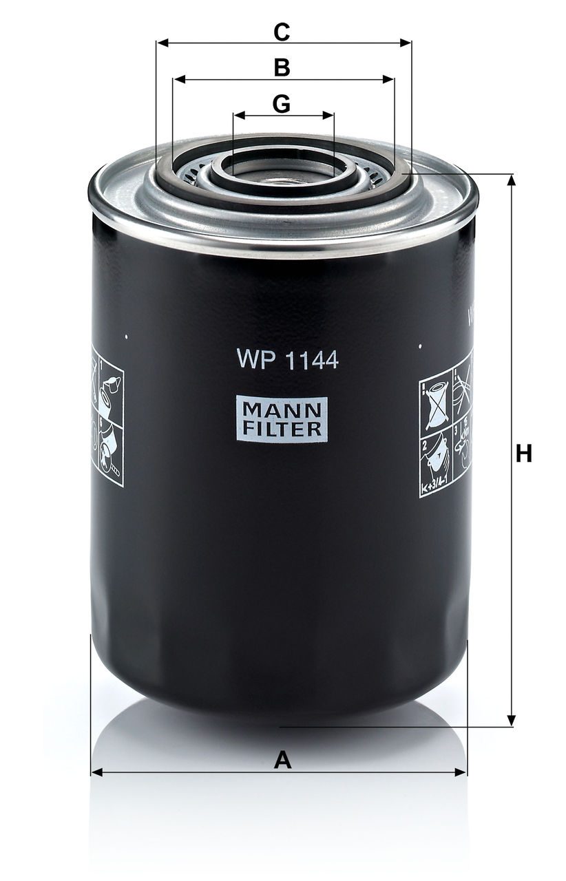 Product Image WP1144_MANN-FILTER