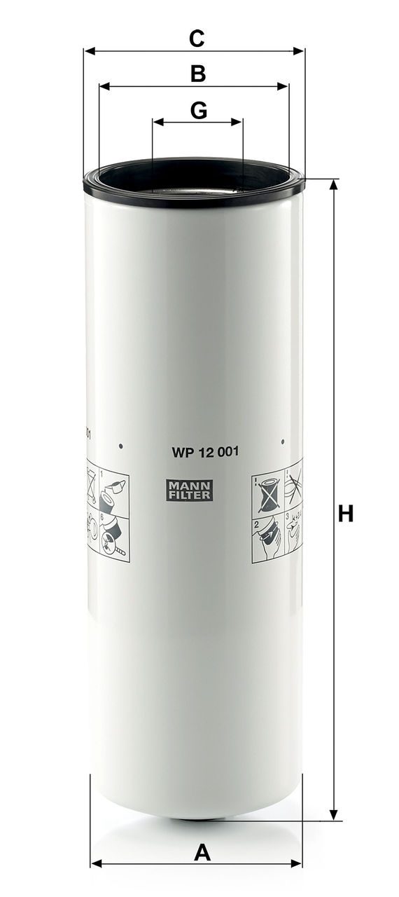 Product Image WP12001_MANN-FILTER
