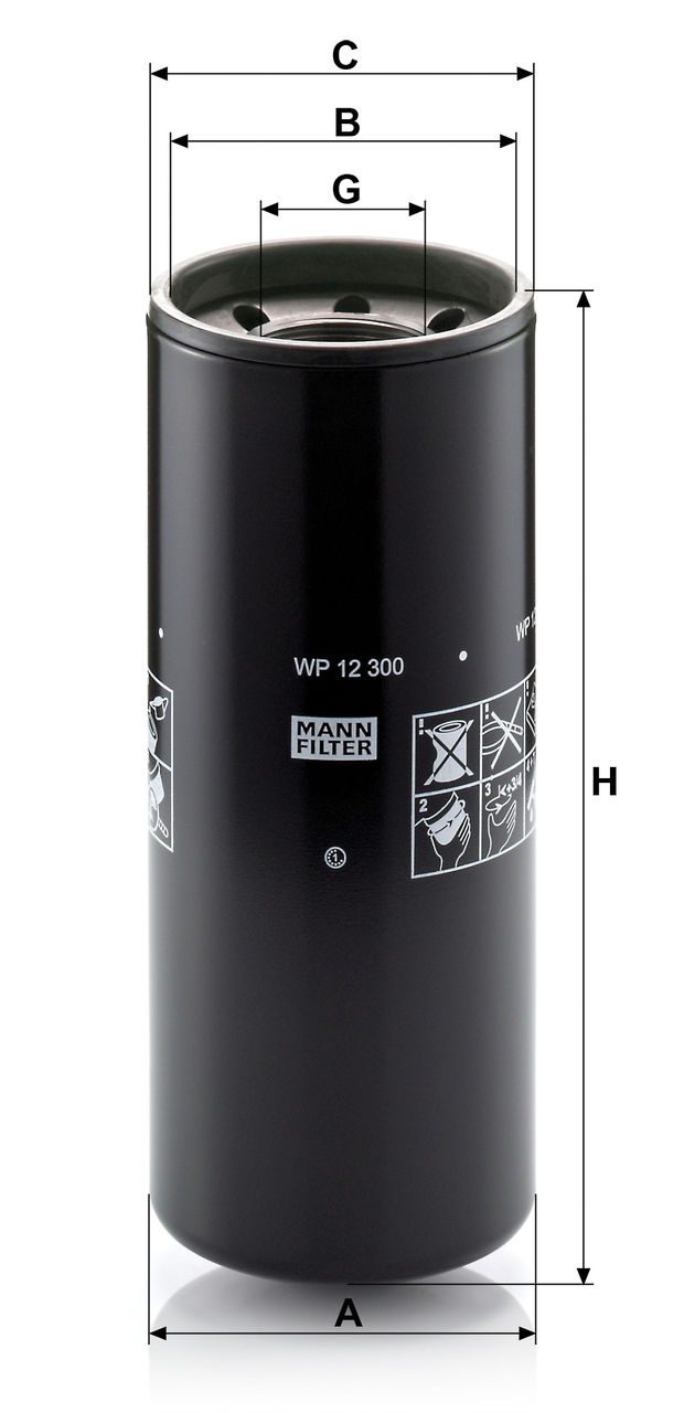 Product Image WP12300_MANN-FILTER